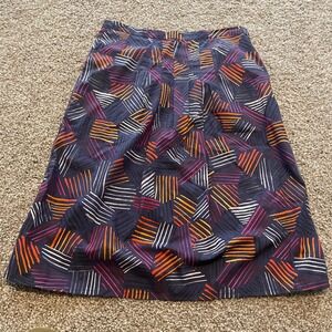 Paul Smith Abstract Print Skirt 42 colorful cotton artsy boho classic quirky Y2K